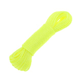 Maxbell 20m 10m Nylon Braided Rope for Camping Gardening Clothesline Yellow-20m