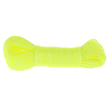 Maxbell 20m 10m Nylon Braided Rope for Camping Gardening Clothesline Yellow-20m