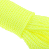 Maxbell 20m 10m Nylon Braided Rope for Camping Gardening Clothesline Yellow-20m