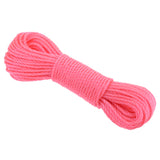 Maxbell 20m 10m Nylon Braided Rope for Camping Gardening Clothesline Pink-20m