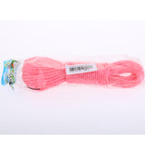 Maxbell 20m 10m Nylon Braided Rope for Camping Gardening Clothesline Pink-20m