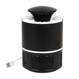 Maxbell USB Smart Mosquito Killer Insect Fly Inhaler UV LED Lamp Catcher Light Black