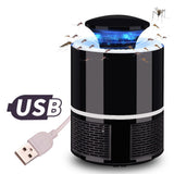 Maxbell USB Smart Mosquito Killer Insect Fly Inhaler UV LED Lamp Catcher Light Black