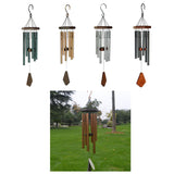 Maxbell Metal Tubes Wind Chime Bells Window Garden Yard Home Room Decor Gift Gold
