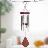 Maxbell Metal Bells Wind Chime Outdoor Garden Hanging Charm Decor Ornament silver