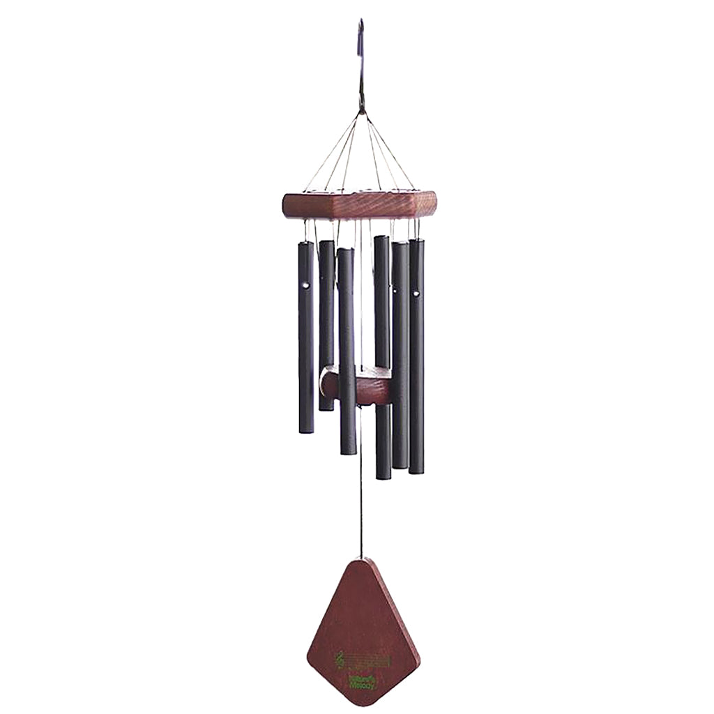 Maxbell Metal Bells Wind Chime Outdoor Garden Hanging Charm Decor Ornament black