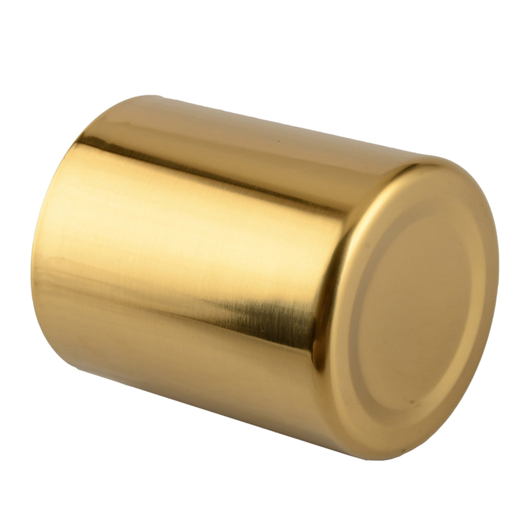 Maxbell Stainless Steel Mug Cold Drink Beer Mug Single Wall Water Cup gold