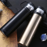 Maxbell Stainless Steel Insulated Vacuum Thermal Travel Water Bottle Drinks Gold