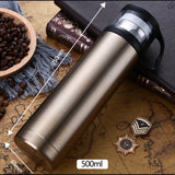 Maxbell Stainless Steel Insulated Vacuum Thermal Travel Water Bottle Drinks Gold