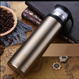 Maxbell Stainless Steel Insulated Vacuum Thermal Travel Water Bottle Drinks Gold