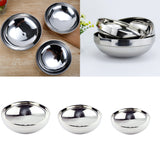 Maxbell Stainless Steel Bowl For Noodle Udon Ramen Rice Double Insulated Dish 19cm