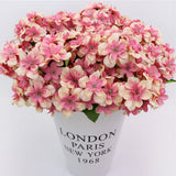 Maxbell Artificial Hydrangea Flowers Wedding Bouquet Party Home Decor Pink