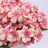 Maxbell Artificial Hydrangea Flowers Wedding Bouquet Party Home Decor Pink