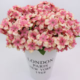 Maxbell Artificial Hydrangea Flowers Wedding Bouquet Party Home Decor Pink