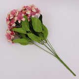 Maxbell Artificial Hydrangea Flowers Wedding Bouquet Party Home Decor Pink