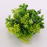 Maxbell Artificial Milan Fruit Bouquet Home Office Vase Flower Decoration Yellow