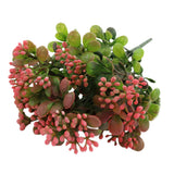 Maxbell Artificial Milan Fruit Bouquet Home Office Vase Flower Decoration Red