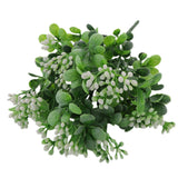 Maxbell Artificial Milan Fruit Bouquet Home Office Vase Flower Decoration White