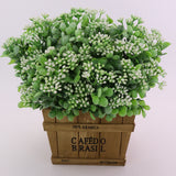 Maxbell Artificial Milan Fruit Bouquet Home Office Vase Flower Decoration White