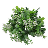 Maxbell Artificial Milan Fruit Bouquet Home Office Vase Flower Decoration White