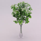 Maxbell Artificial Milan Fruit Bouquet Home Office Vase Flower Decoration White