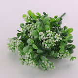 Maxbell Artificial Milan Fruit Bouquet Home Office Vase Flower Decoration White