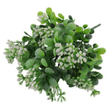 Maxbell Artificial Milan Fruit Bouquet Home Office Vase Flower Decoration White