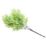 Maxbell Vanilla Bunch Artificial Plant Grass Bouquet Home Wedding Decor White Green
