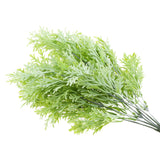 Maxbell Vanilla Bunch Artificial Plant Grass Bouquet Home Wedding Decor White Green