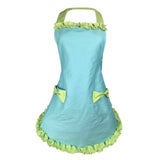 Maxbell Apron Home Kitchen Cooking Women Cotton Aprons Bowknot  Green edge