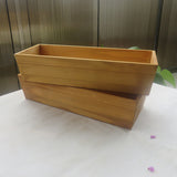 Maxbell Wooden Succulent Plant Flower Bed Pot Through Box Garden Planter 34cm