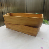 Maxbell Wooden Succulent Plant Flower Bed Pot Through Box Garden Planter 34cm