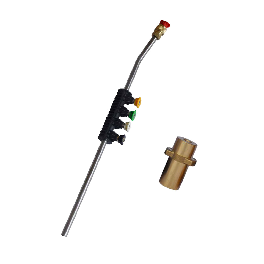 Maxbell 50cm Airless Paint Spray Gun 5-Nozzle Extension Pole Rod with Connector #4