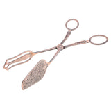 Maxbell Buffet Party Catering Serving Tongs Salad Tongs Cake Bread Clip Bronze #2