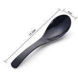 Maxbell Home Kitchen Stainless Steel Soup Spoon Coffee Spoon Table Spoon Black