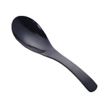 Maxbell Home Kitchen Stainless Steel Soup Spoon Coffee Spoon Table Spoon Black