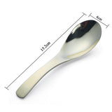 Maxbell Home Kitchen Stainless Steel Soup Spoon Coffee Spoon Table Spoon Light Gold