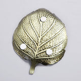 Maxbell Creative Alloy Heat Insulation Coffee Tea Cup Mug Mat Pad Coaster Leaf