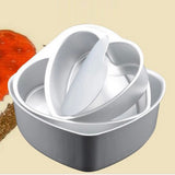 Maxbell Nonstick Box Cake Tin Pastry Bread Pie Baking Mold Bakeware Heart 8inches