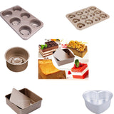Maxbell Nonstick Box Cake Tin Pastry Bread Pie Baking Mold Bakeware Heart 8inches