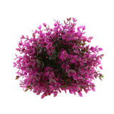 Maxbell Artificial Topiary Ball Decorative Garden Pants Ball Home Decor Purple 19cm