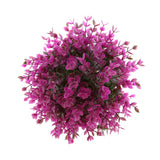 Maxbell Artificial Topiary Ball Decorative Garden Pants Ball Home Decor Purple 19cm