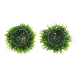 Maxbell Artificial Topiary Ball Decorative Garden Pants Ball Home Decor Green 29cm