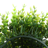 Maxbell Artificial Topiary Ball Decorative Garden Pants Ball Home Decor Green 29cm