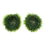 Maxbell Artificial Topiary Ball Decorative Garden Pants Ball Home Decor Green 34cm