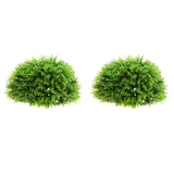 Maxbell Artificial Topiary Ball Decorative Garden Pants Ball Home Decor Green 34cm