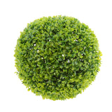 Maxbell Artificial Topiary Ball Decorative Garden Pants Ball Home Decor Green 27cm