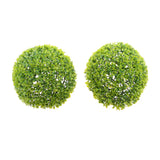 Maxbell Artificial Topiary Ball Decorative Garden Pants Ball Home Decor Green 27cm