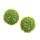 Maxbell Artificial Topiary Ball Decorative Garden Pants Ball Home Decor Green 27cm