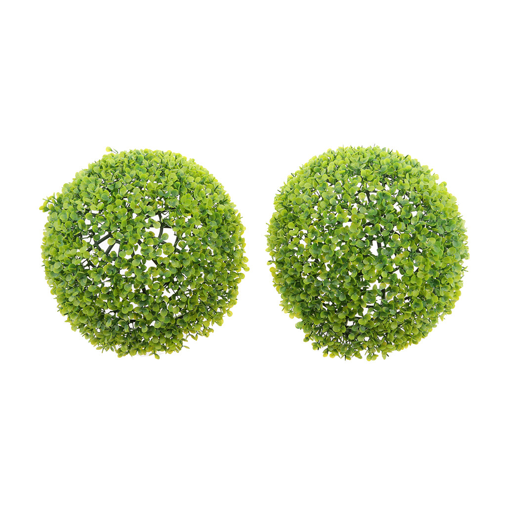 Maxbell Artificial Topiary Ball Decorative Garden Pants Ball Home Decor Green 32cm